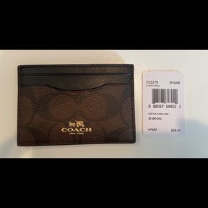 SALE!!! Coach Signature Card Case